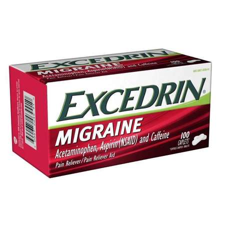 EXCEDRIN Migraine Acetaminophen 100 Count, PK24 44056398